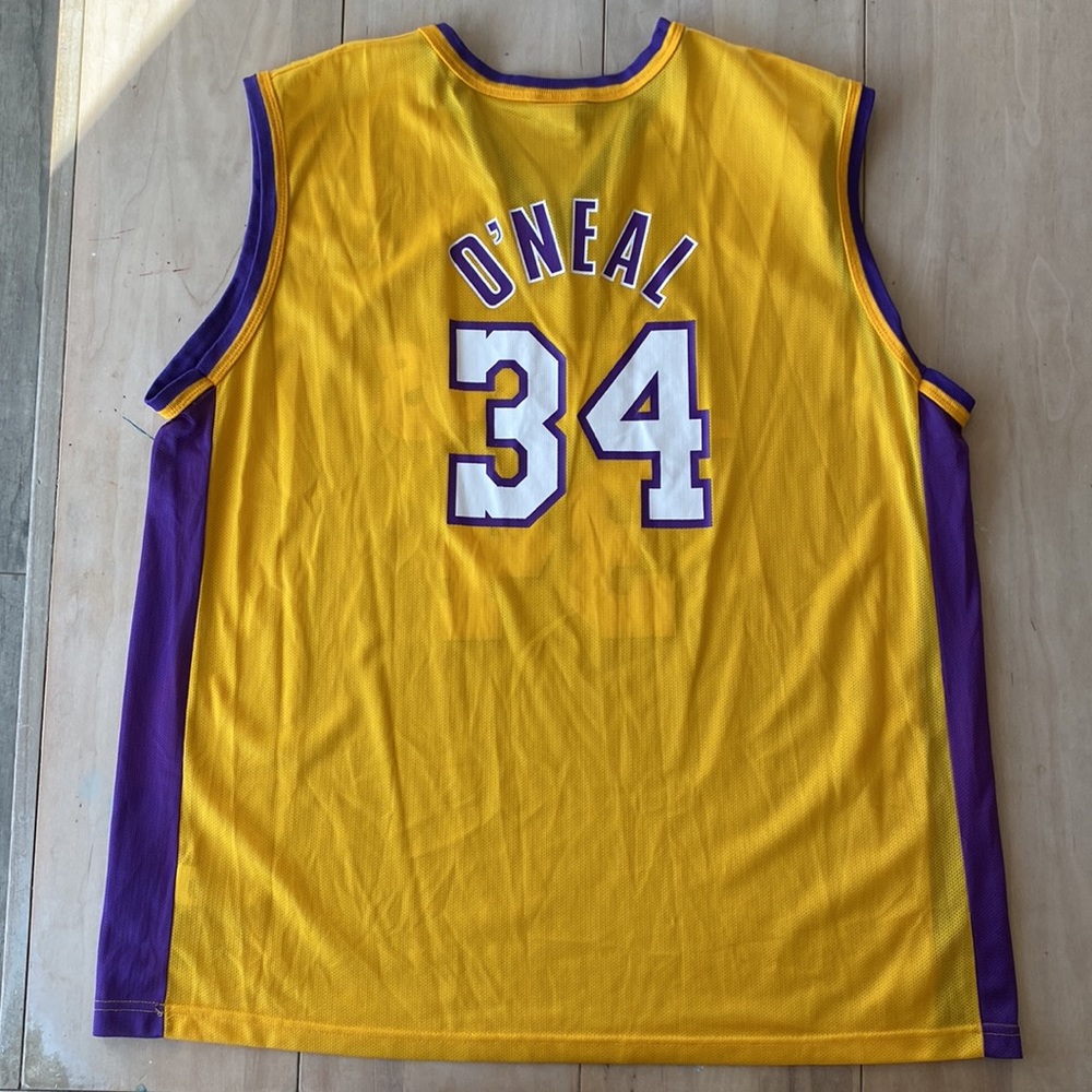 Shaquille O'Neal #34 Vintage 90s Y2K Basketball Jersey LA Lakers Champion XL